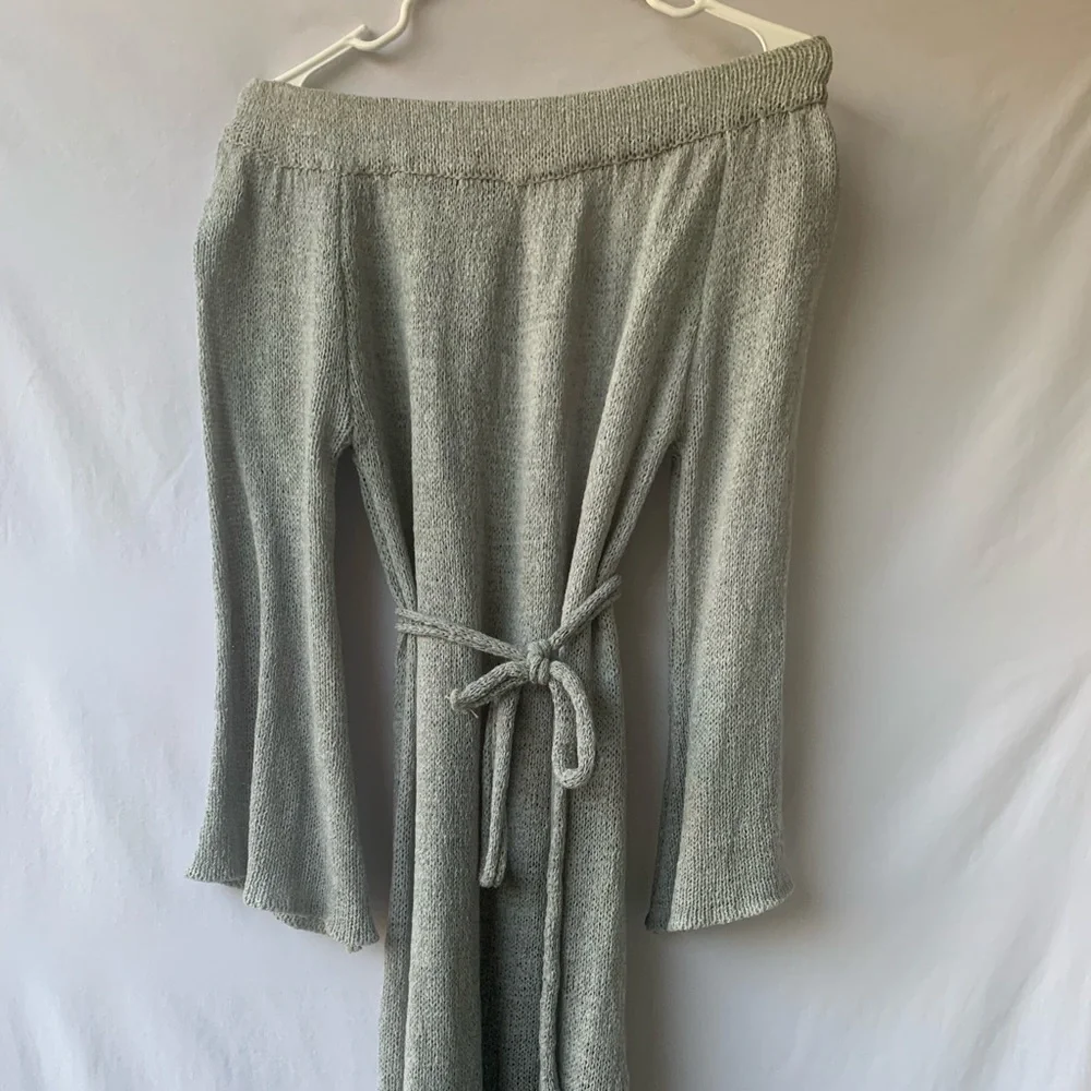 OFF SHOULDER SWEATER DRESS - Picture 1 of 2